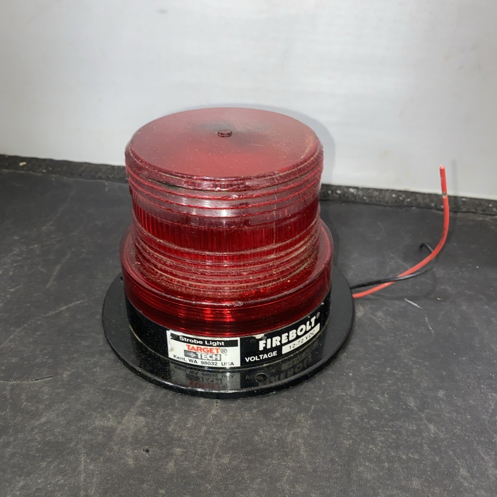 Federal Signal Target Tech FIREBOLT Strobe Light 12V 12-72 VDC Permanent Mount