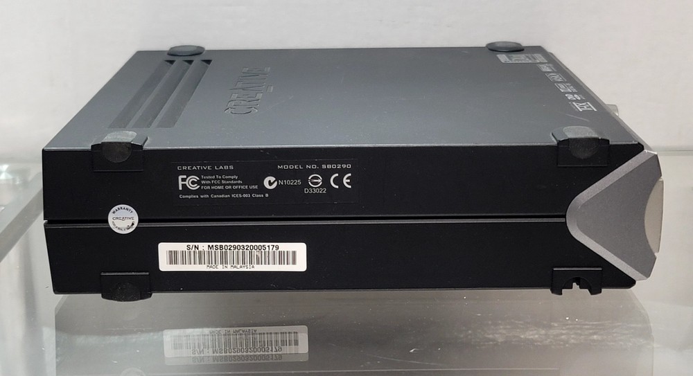 Vintage Creative Labs Sound Blaster Audigy 2 SB0290 External Interface Tested