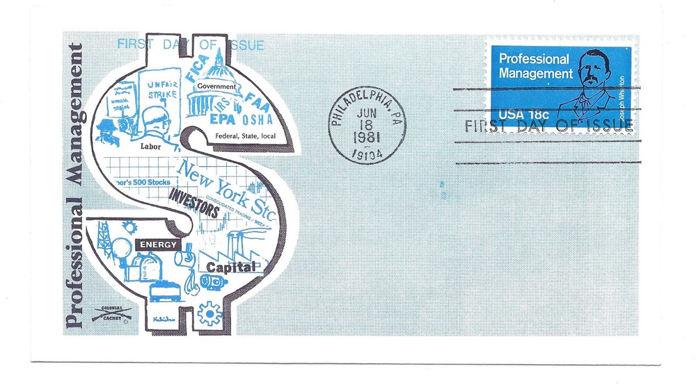 1920 Professional Management, Colonial, FDC