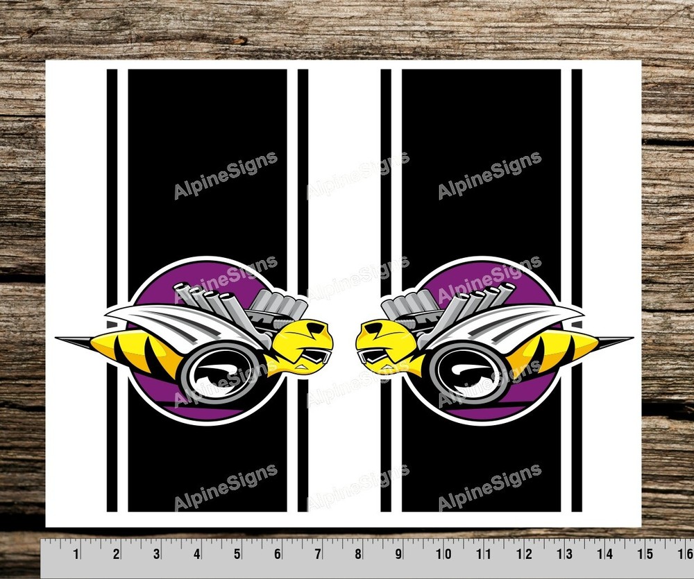 Dodge Rumble Charger Mailbox sticker decal graphics
