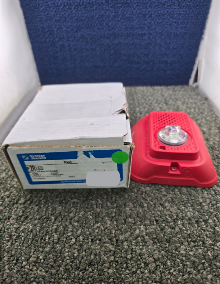 System Sensor P2RLED: LED Horn Strobe Red Fire Alarm Light Device