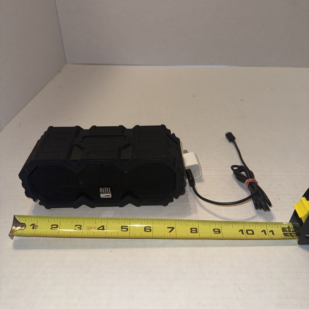Altec Lansing Lifejacket 3 Rugged Wireless Bluetooth Speaker tested working !!
