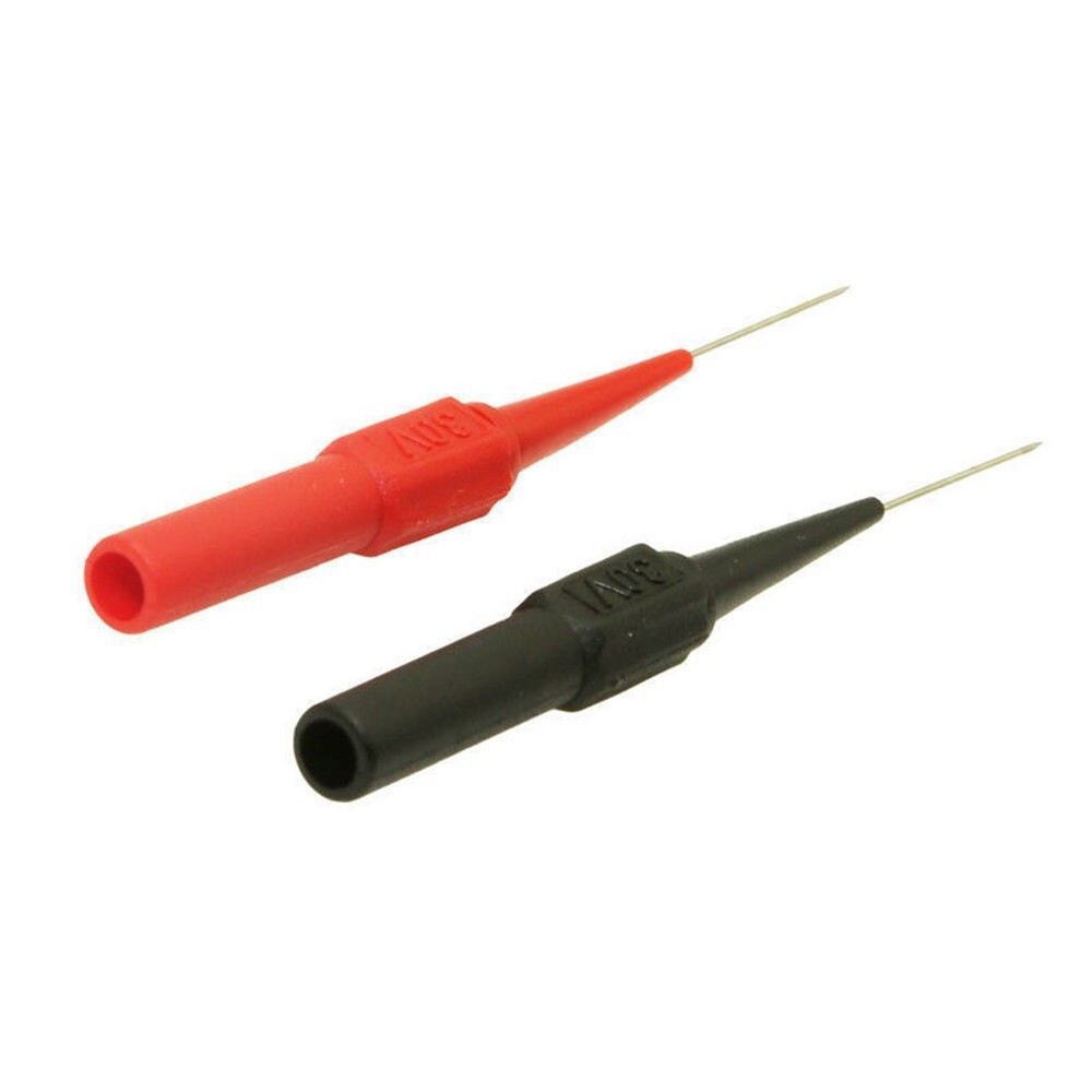 Multimeter Test Lead Extension Back Probes Sharp Needle Micro Pin Set
