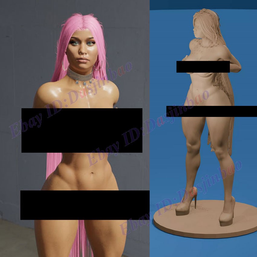 Candy Sexy Woman NSFW 1/8 1/6 1/4 1/3 3D Print Model Kit Unpainted Unassembled