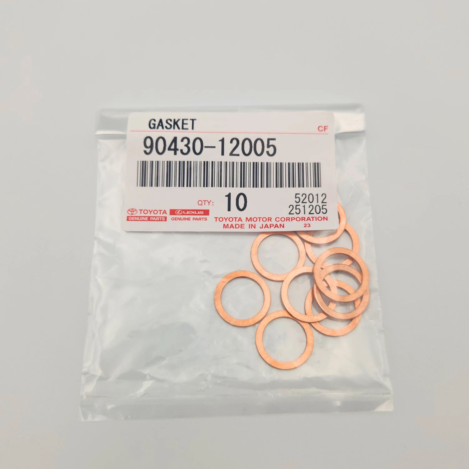 Genuine Toyota 89422-20010 Water Temperature Sensor & Washer (For E.F.I.)