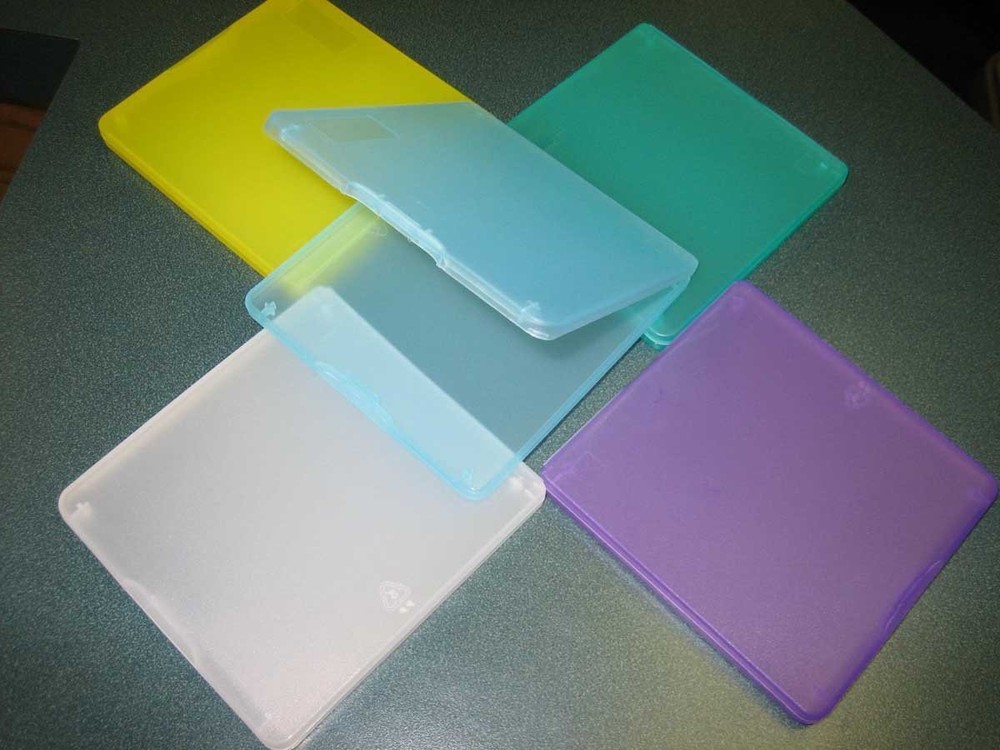 5 NEW 3.5" FLOPPY DISKETTE POLY CASES, DOUBLE, CLEAR 80008 CLEAR