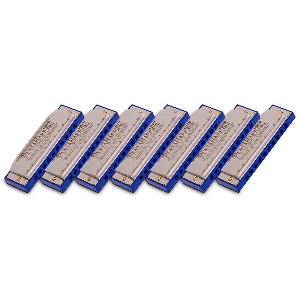 Hohner Performance Series PentaHarp Harmonica 7-Pack
