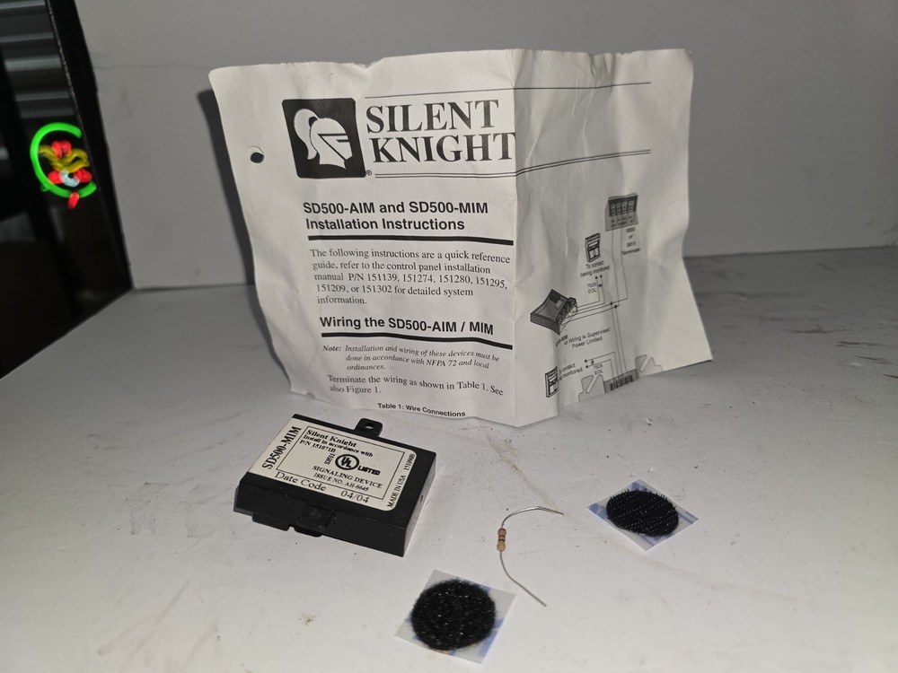 New Silent Knight SD500-MIM