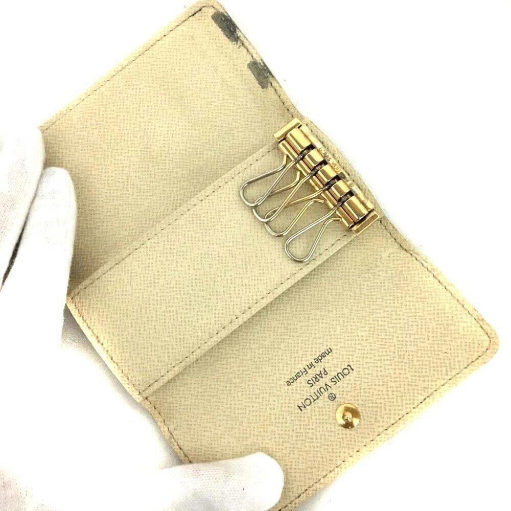 Louis Vuitton Damier Azur Multicles 4 Ring Key Case