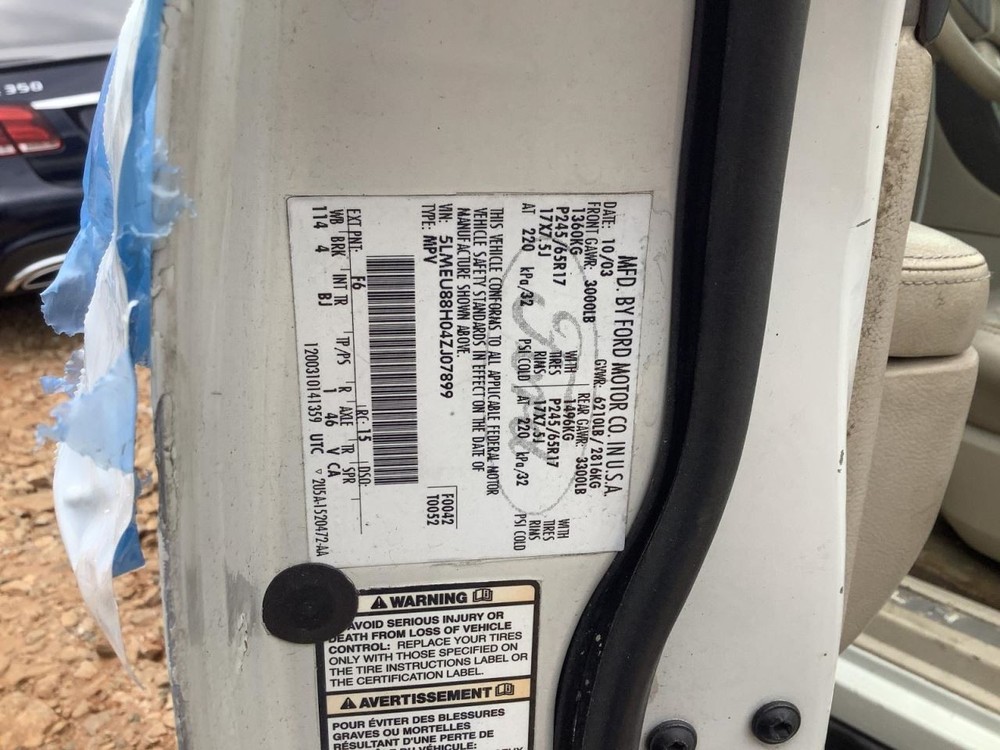 Speedometer Cluster MPH Fits 04-05 AVIATOR 4671151