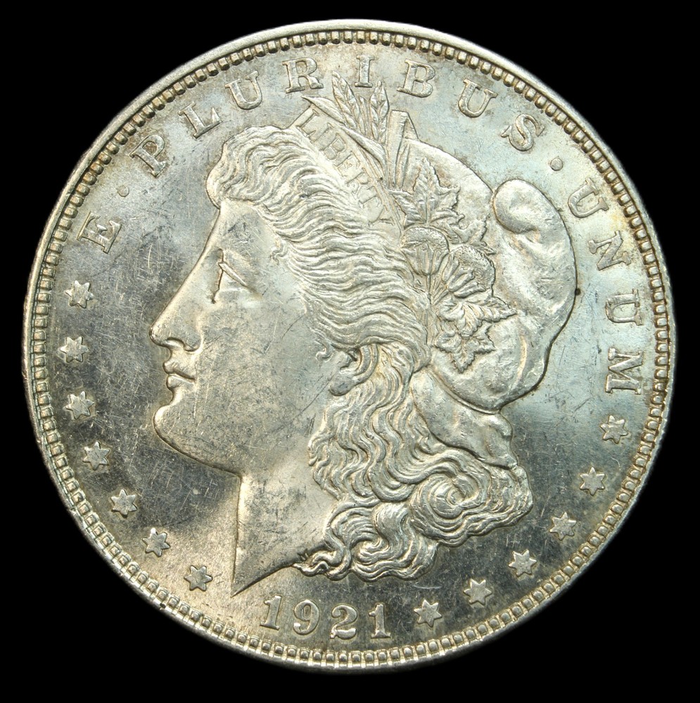 1921 d morgan dollar- Choice UNC-SMH1025