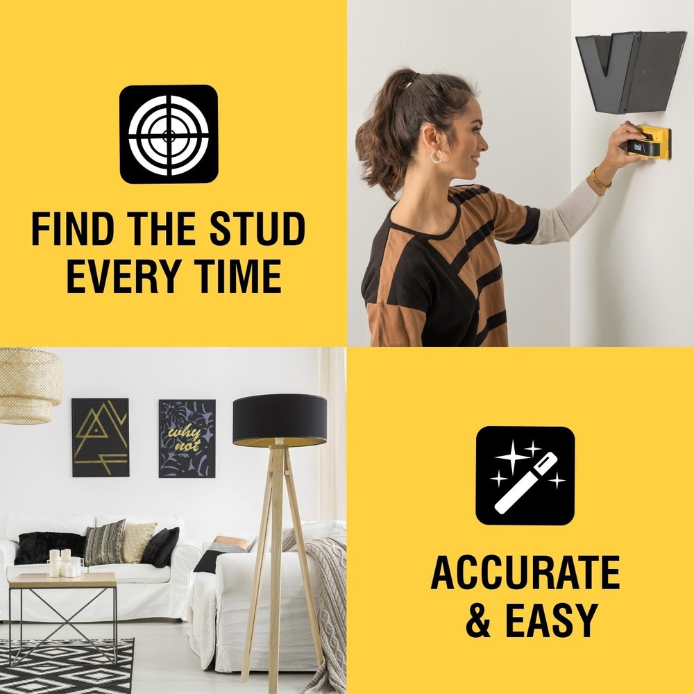 X990 Wall Scanner with Live Wire Detection & 9-Sensor Precision Tool