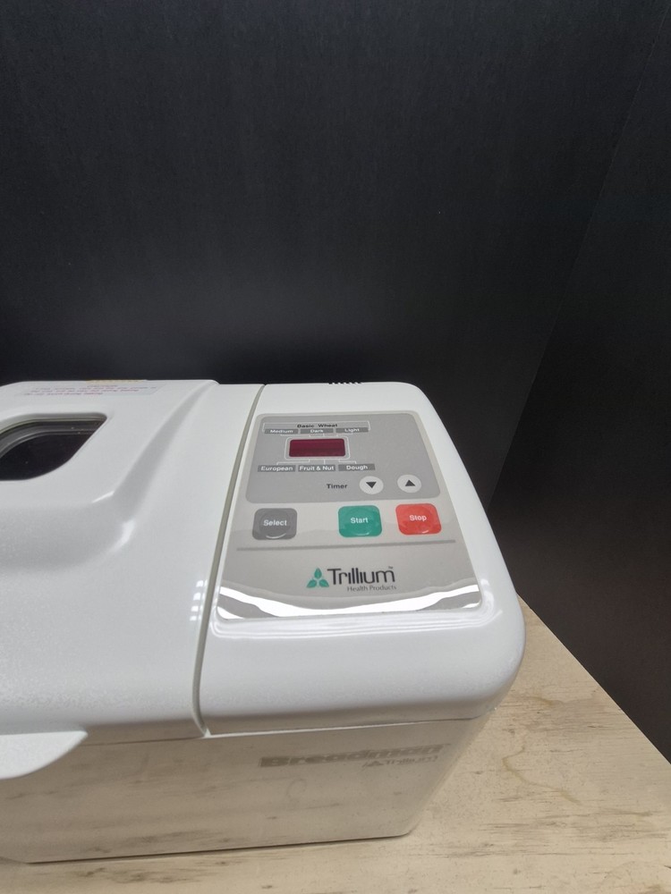 Breadman Trillium TR-500 Automatic Bread Maker Machine White Pan & Paddle Japan