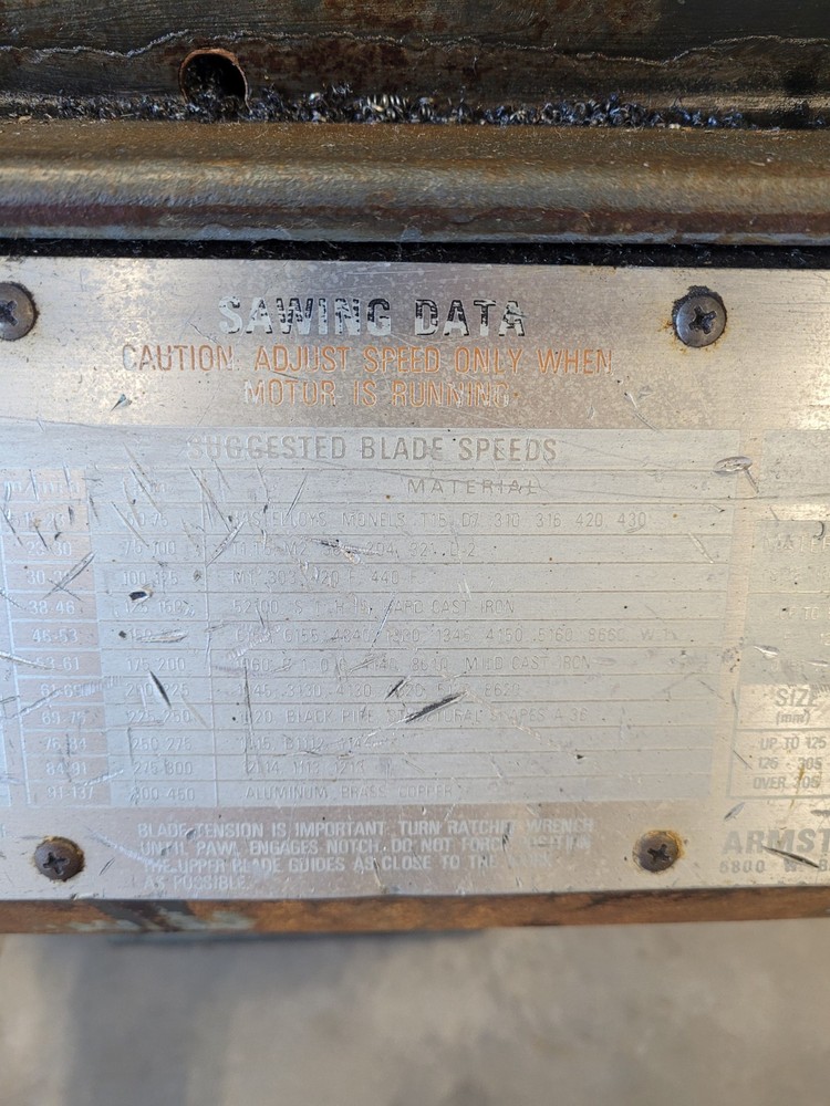 Marvel Series 8 Mark 1 Tilt Frame Band Saw