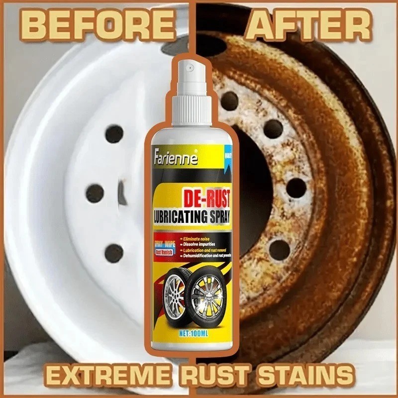 Universal Rust Remover Revitalizing Spray for Car Wheels & Metal Surfaces Strong