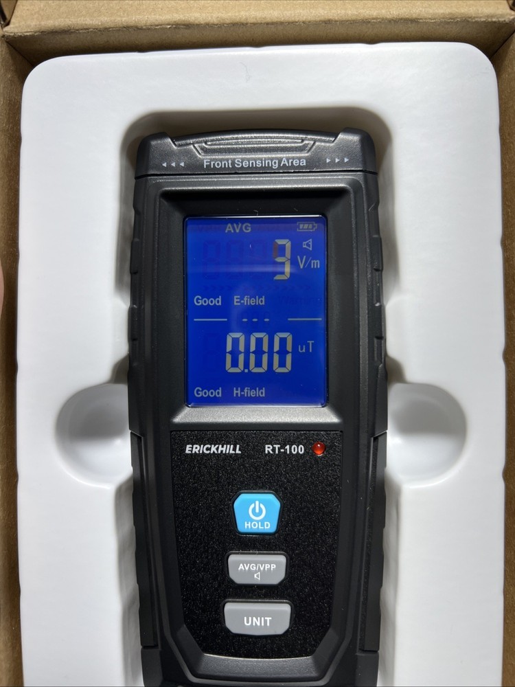 Erickhill Rechargeable EMF Tester Electromagnetic Radiation Tester RT-100
