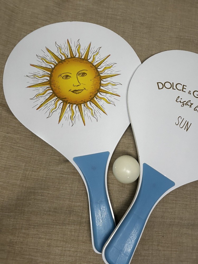 Dolce And Gabbana Light Blue Paddle Ball Set