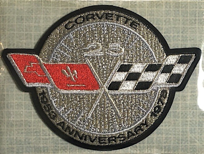 1978 CORVETTE Willabee & Ward OFFICIAL PATCH COLLECTION CARD ~ 25th Anniversary