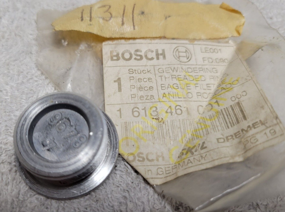Bosch 1613461001 Threaded Ring / Plug - Genuine - OEM - NOS
