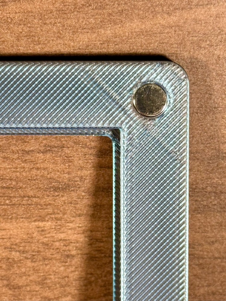 PSA Slab Display Stand Phantom Blue Galaxy 3D Effect Magnetic Graded Card