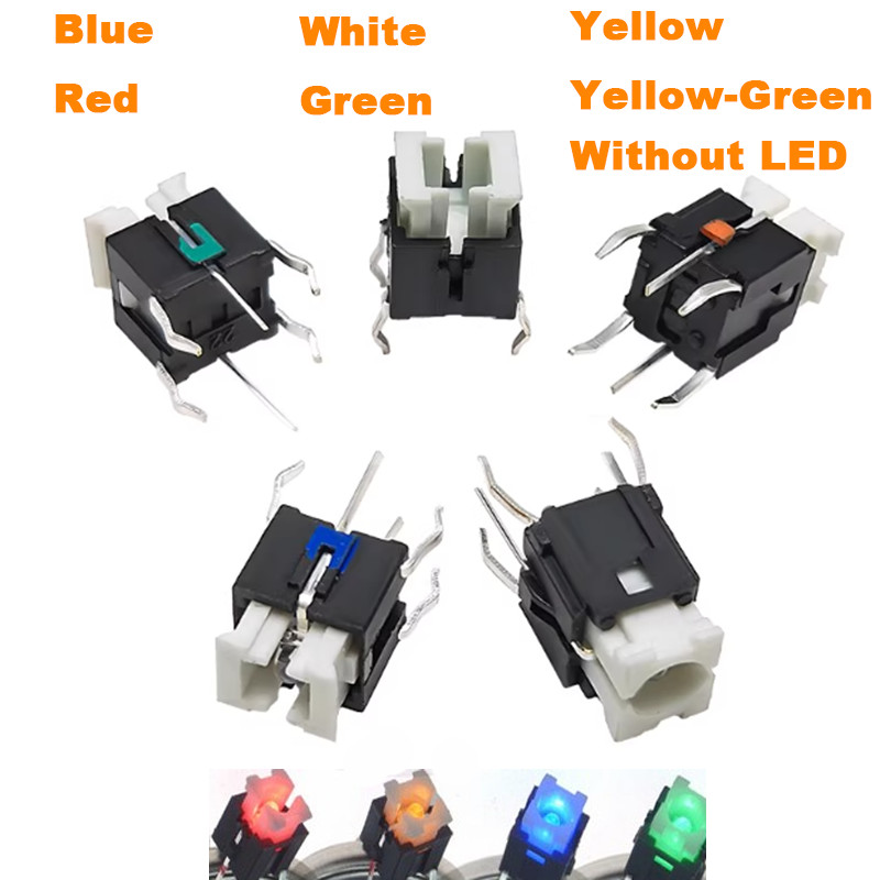 Tactile Push Button Switch Momentary Led Illuminated Micro PCB 6 X 6 X 7mm