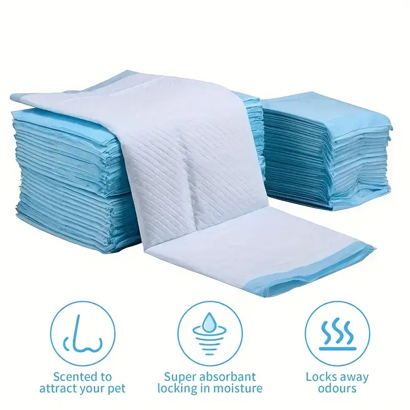 Dog and Puppy Training Pads, X-Large 28x34 inches 100 Count Dog Pee Potty