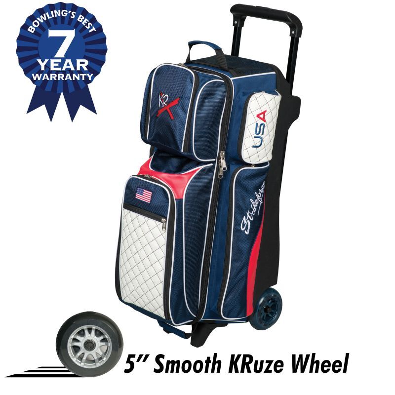 KR Strikeforce Royal Flush 3 Ball Roller Bowling Bag