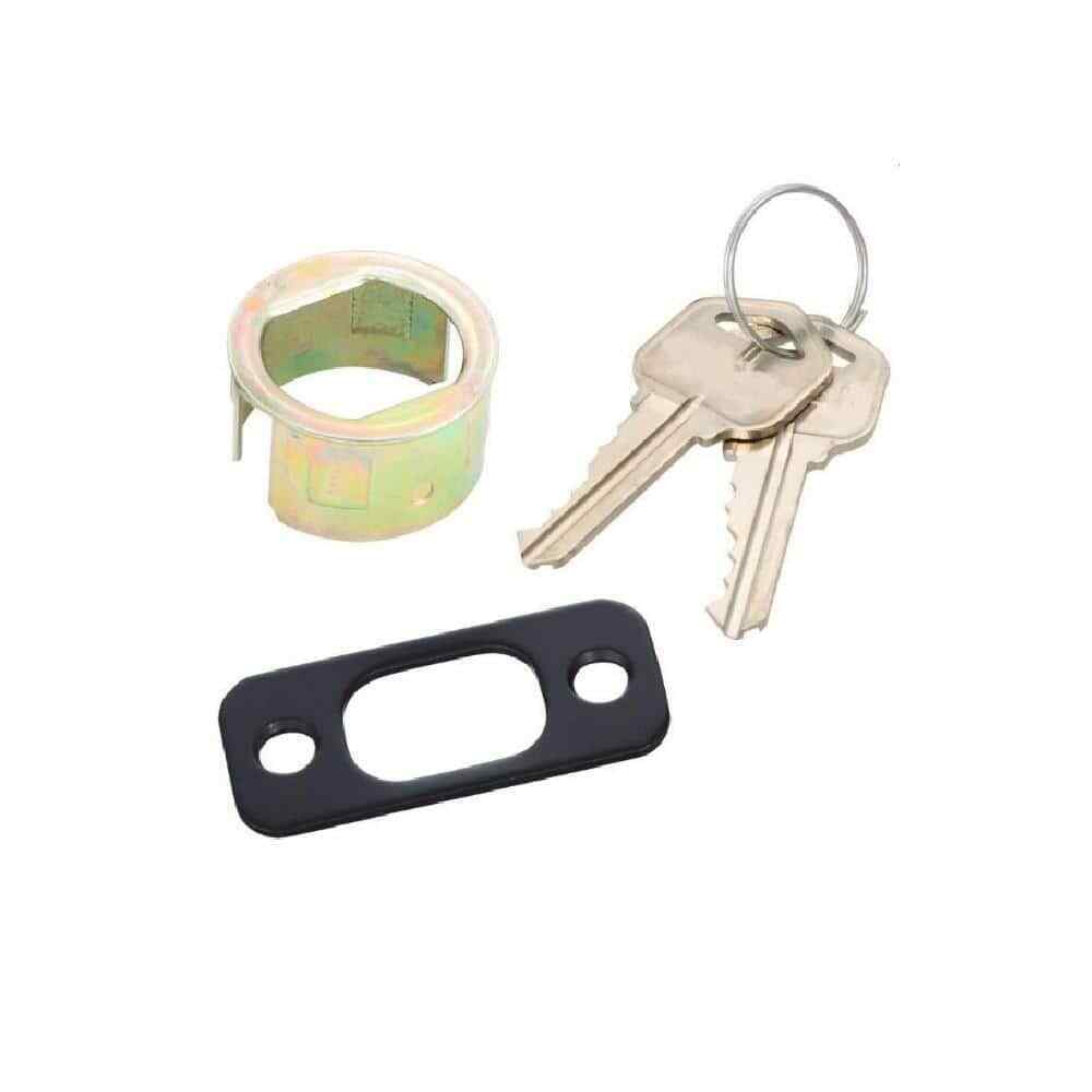 Defiant Square Matte Black Electronic Single Cylinder Touchpad Deadbolt