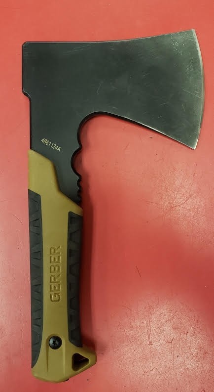 Gerber Pack Hatchet used