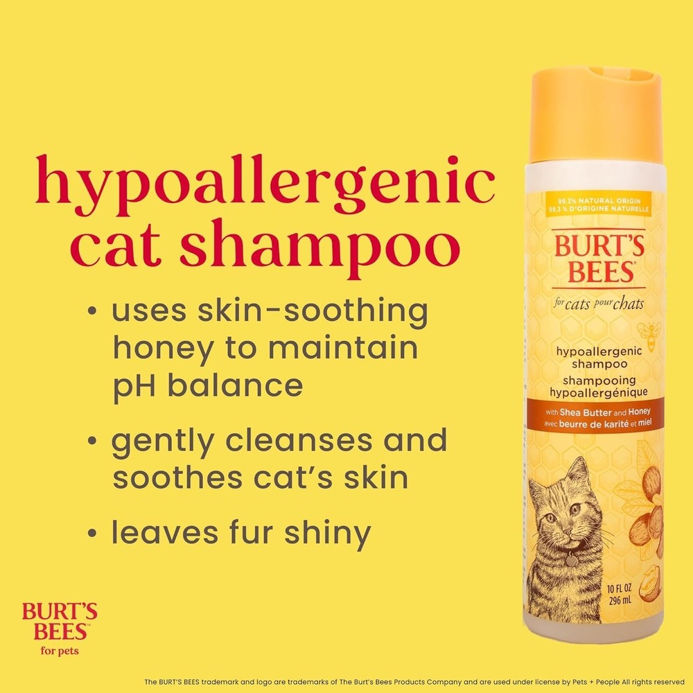 Unscented Kitten Shampoo - 10 Fl Oz Hypoallergenic Solution for Sensitive Skin