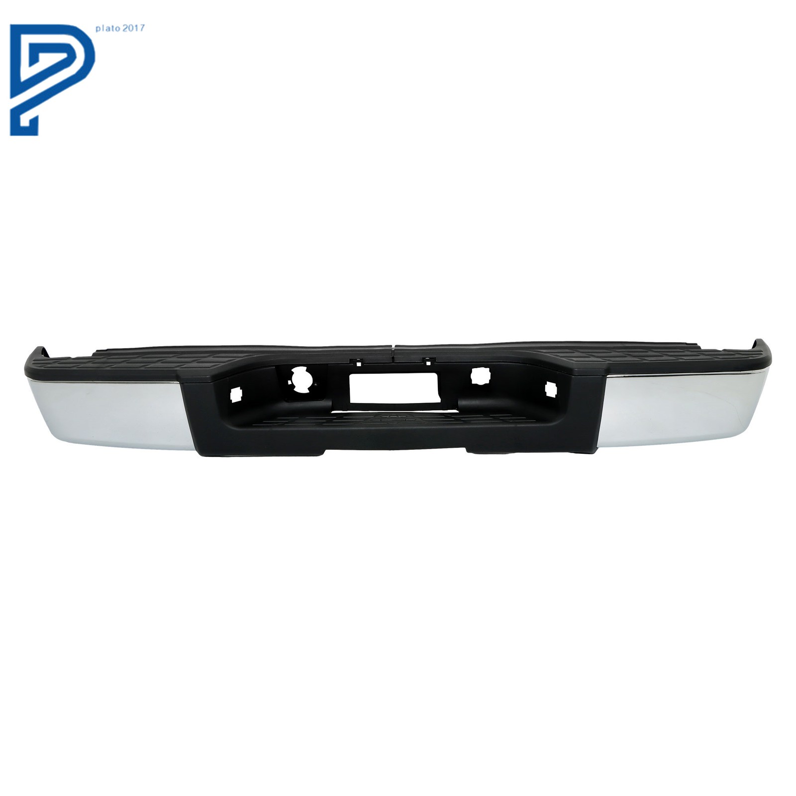 Chrome Rear Bumper Assembly For Chevy Silverado GMC Sierra 1500 2007-2013 2012