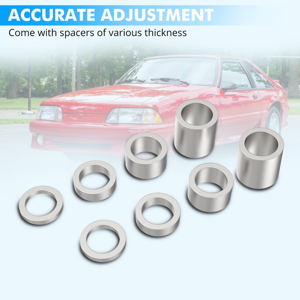 Adjustable outer tie-rod ends For Maximum Bump Steer Kit Manual Rack For Mustang