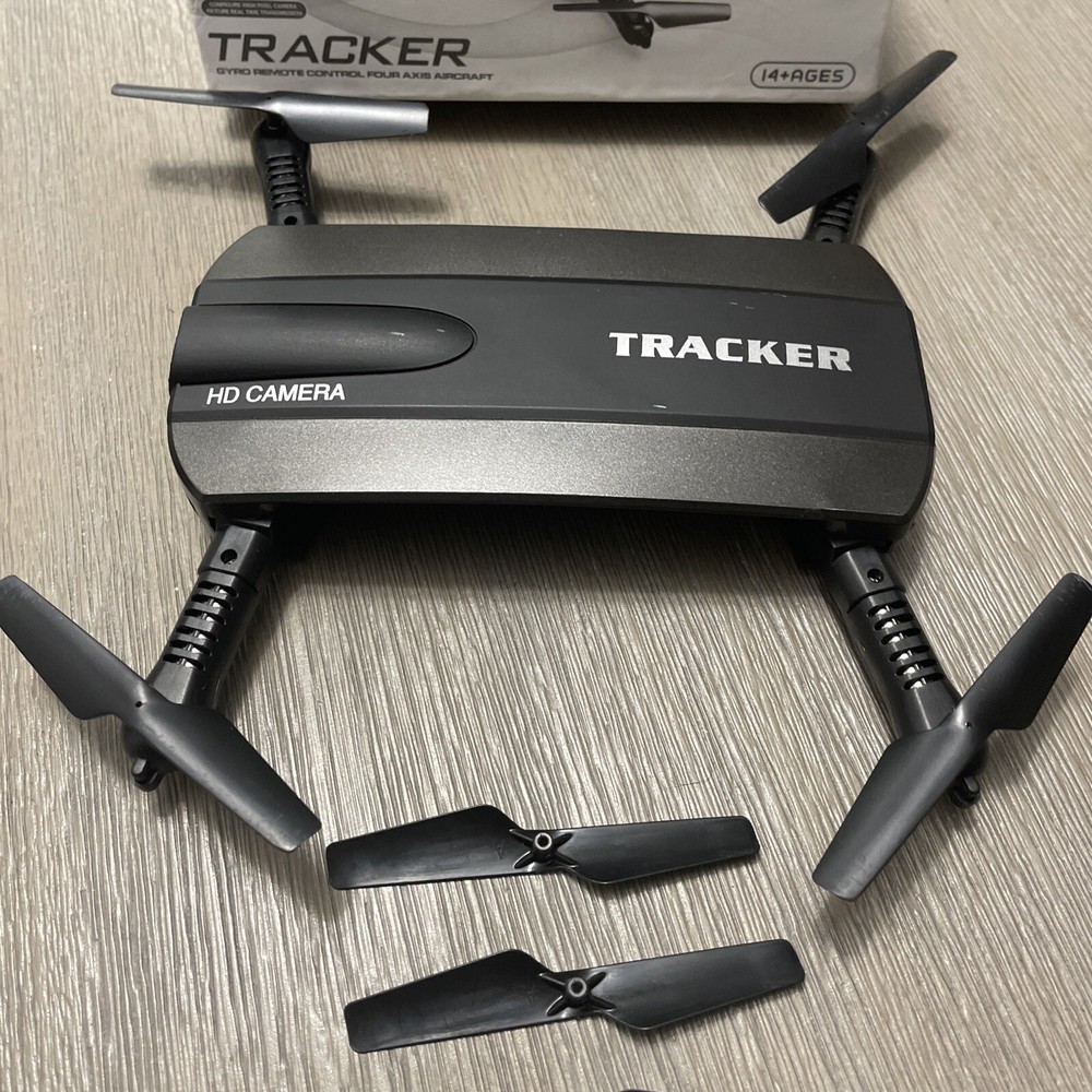 TRACKER Gyro Remote Control Four Axis Aircraft *AS IS* Remote App Not Available