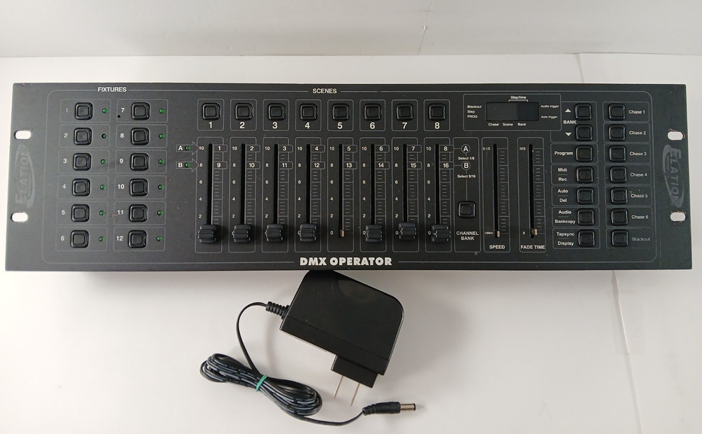 Elation DMX OPERATOR 192-Channel Pro Lighting Controller DJ Rack Equipment WORKS