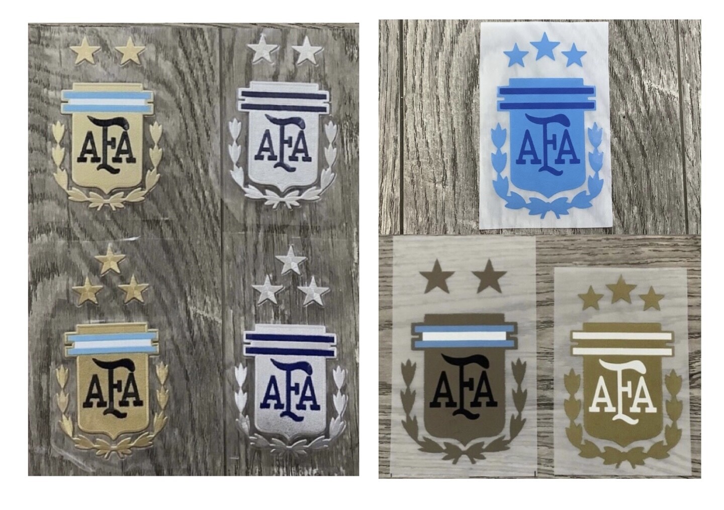 AFA Argentine TEAM LOGO 2 stars&3 stars Iron On patch logo club Jersey badge