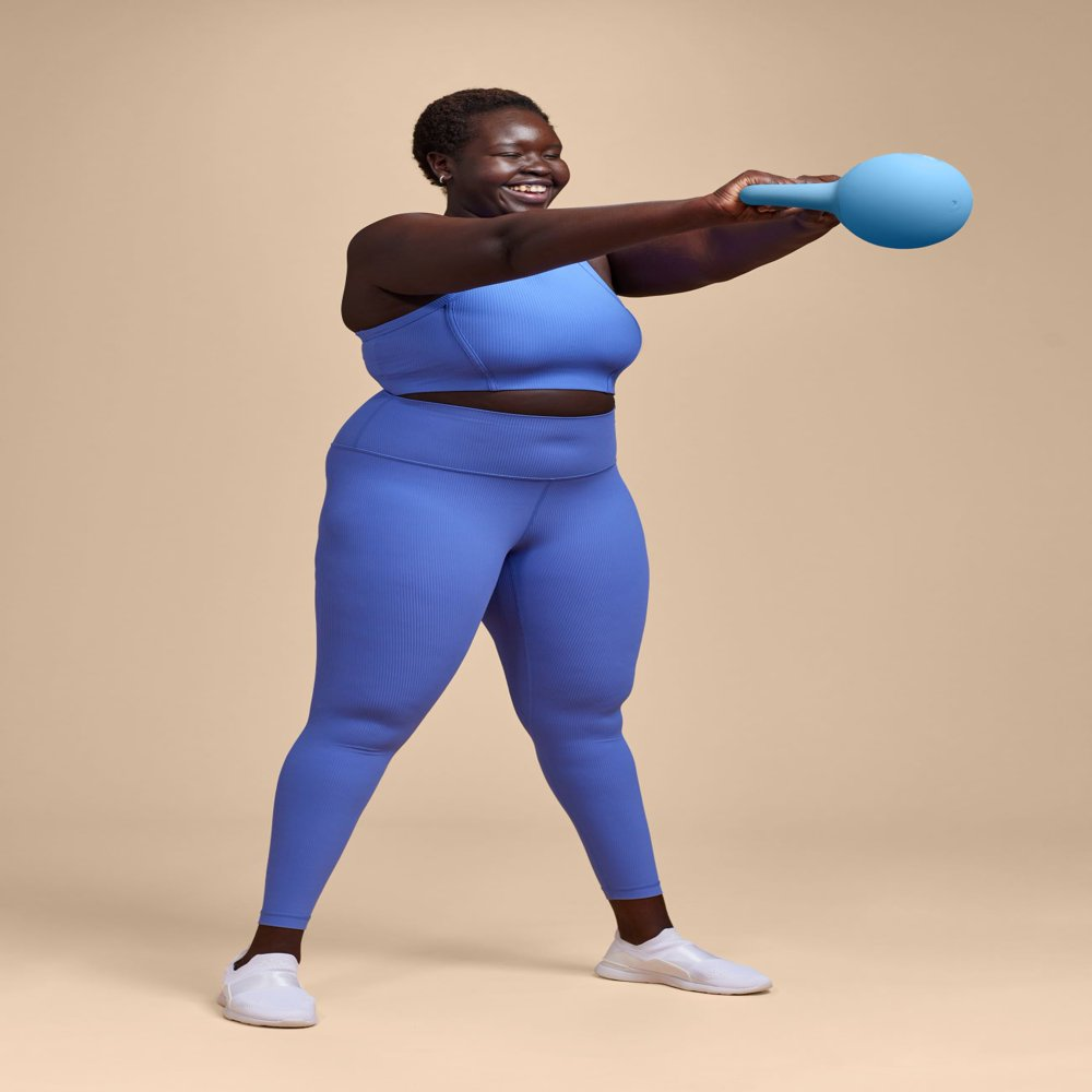 8Lb Soft-Shell Kettlebell, Periwinkle