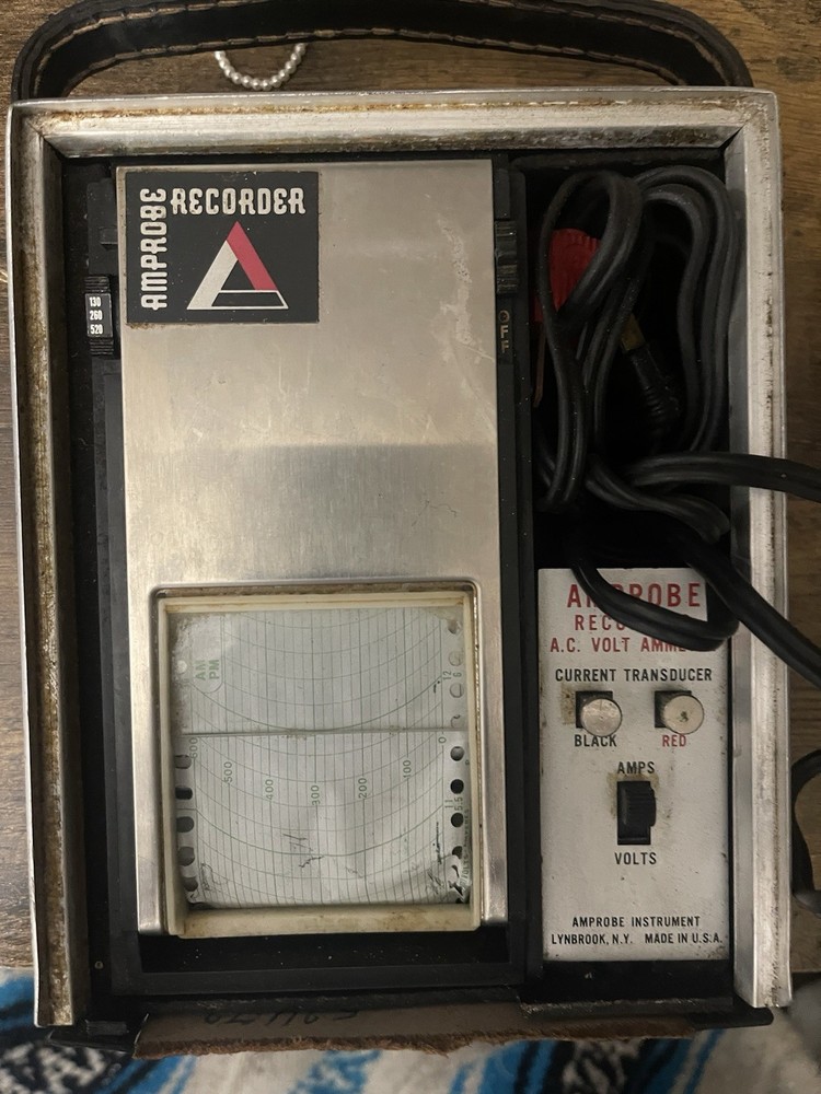Amprobe Recorder AC Volt Amp Current Transducer Data Acquisition Device