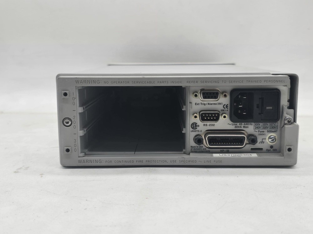 HP Agilent 34970A Data Acquisition / Switch Unit –
