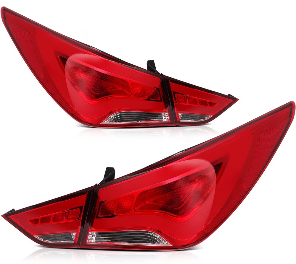 Tail Light Assembly Pair Replacement For 2011-2014 for Hyundai Sonata