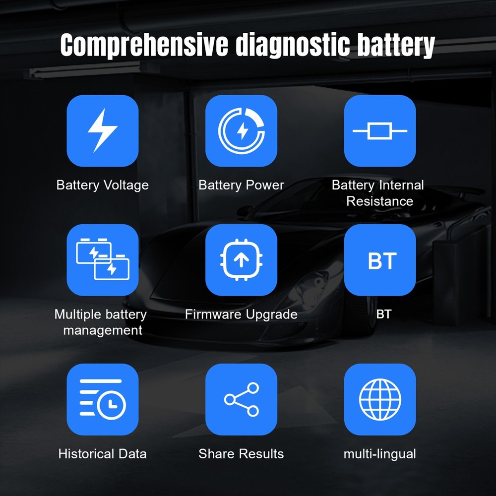 BK100 Car BT Tester Load Tester Internal E6A5