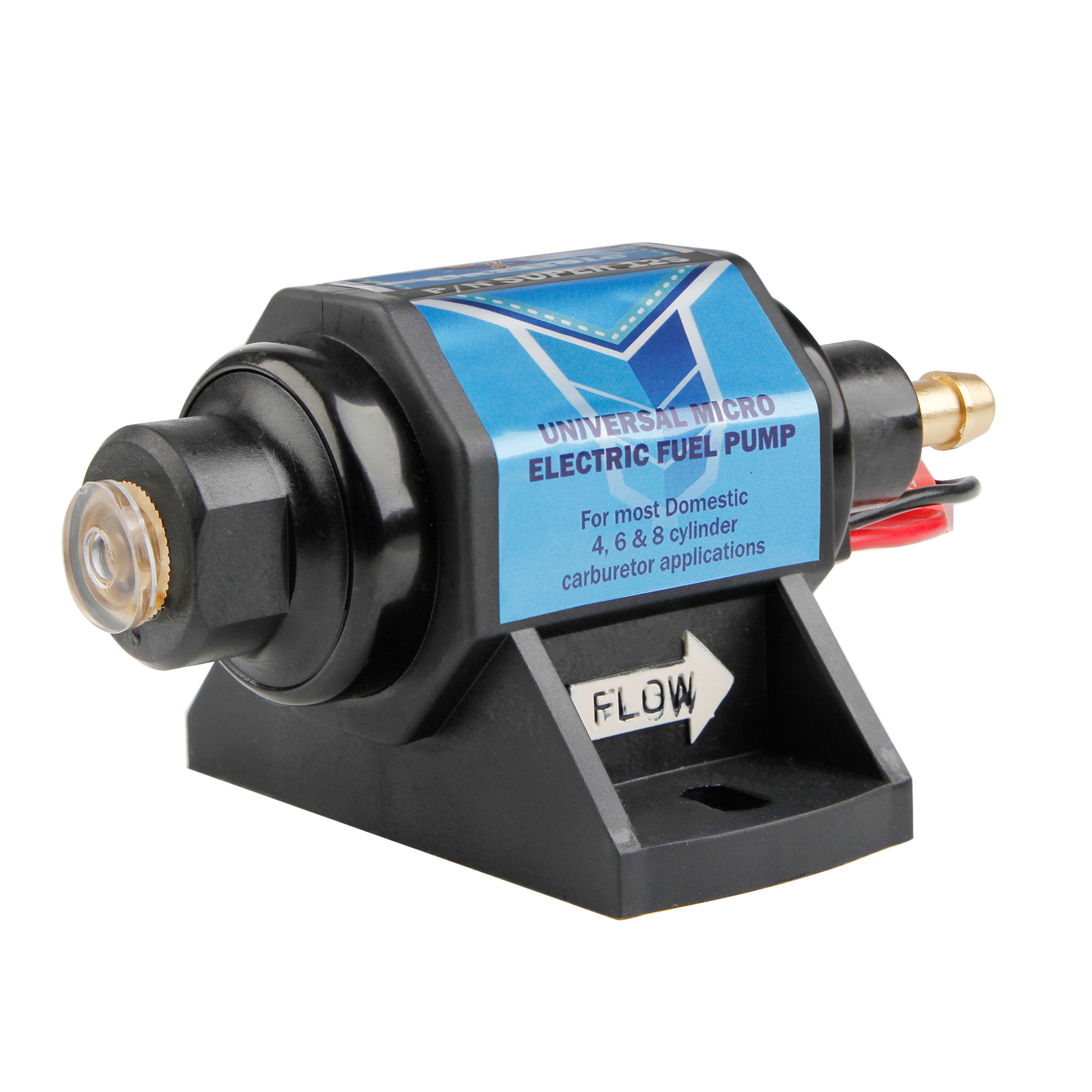 Universal Electric Fuel Pump Carburetor 12V Gas Diesel Inline Pump 35 GPH 5-9PSI