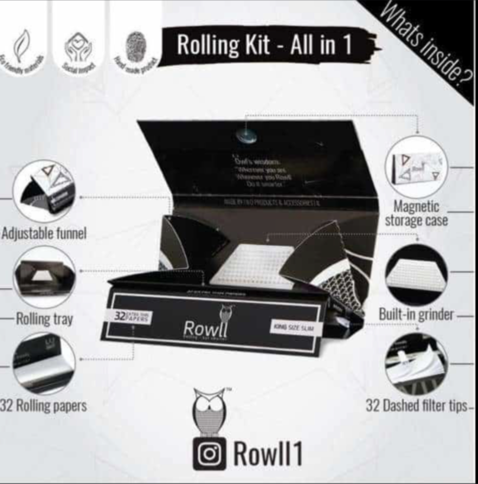 Rowll Rolling Paper Kit 2 Packs