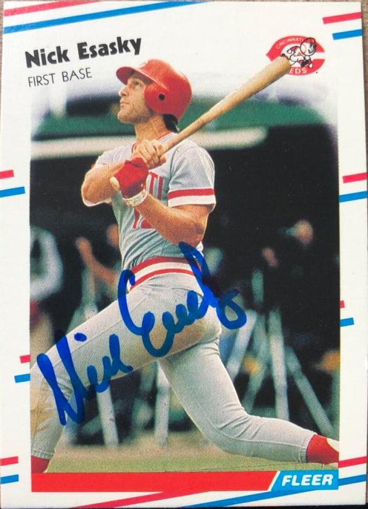 Nick Esasky Autographed 1988 Fleer #233