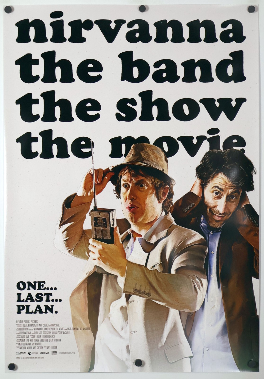 Nirvana The Band The Show The Movie original movie poster 27x39 2026 A Nirvanna