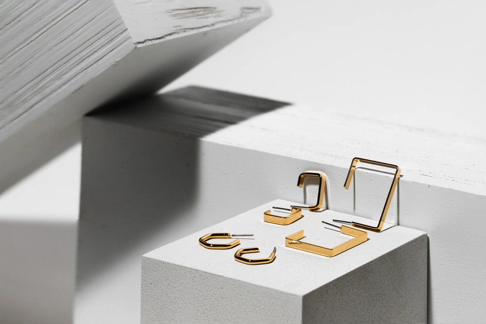 Square Trio Earrings