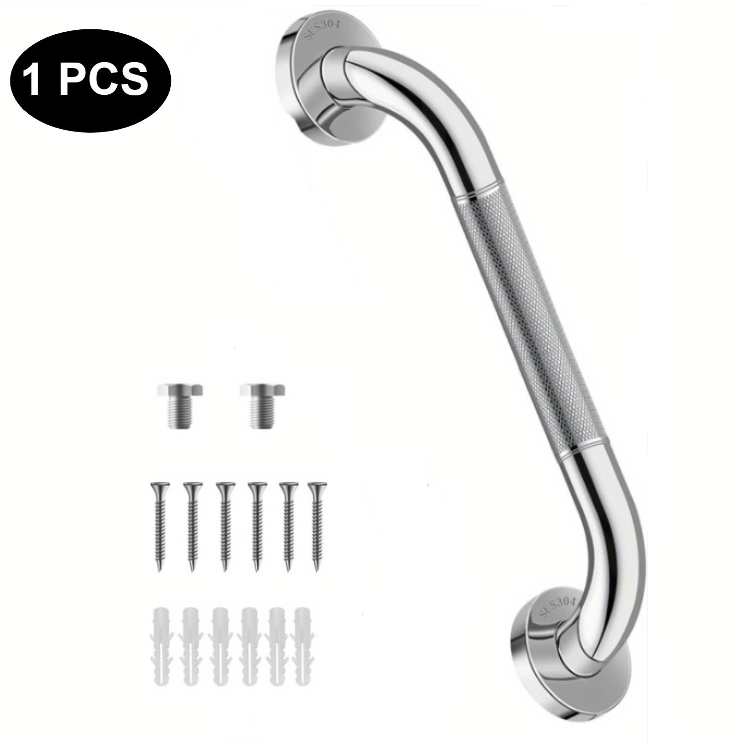 12 or 20 Inch Grab Bars for Bathtubs and Showers,Anti Slip ,Stainless Steel
