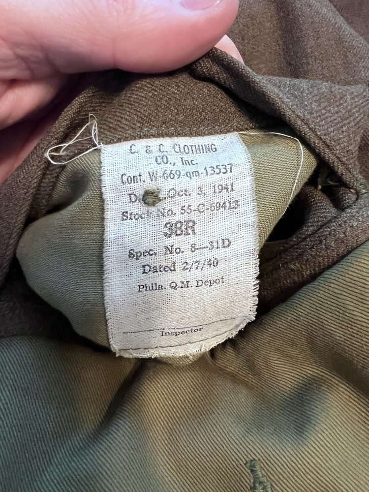 ww2 US Enlisted Uniform 3rd Armored Div.