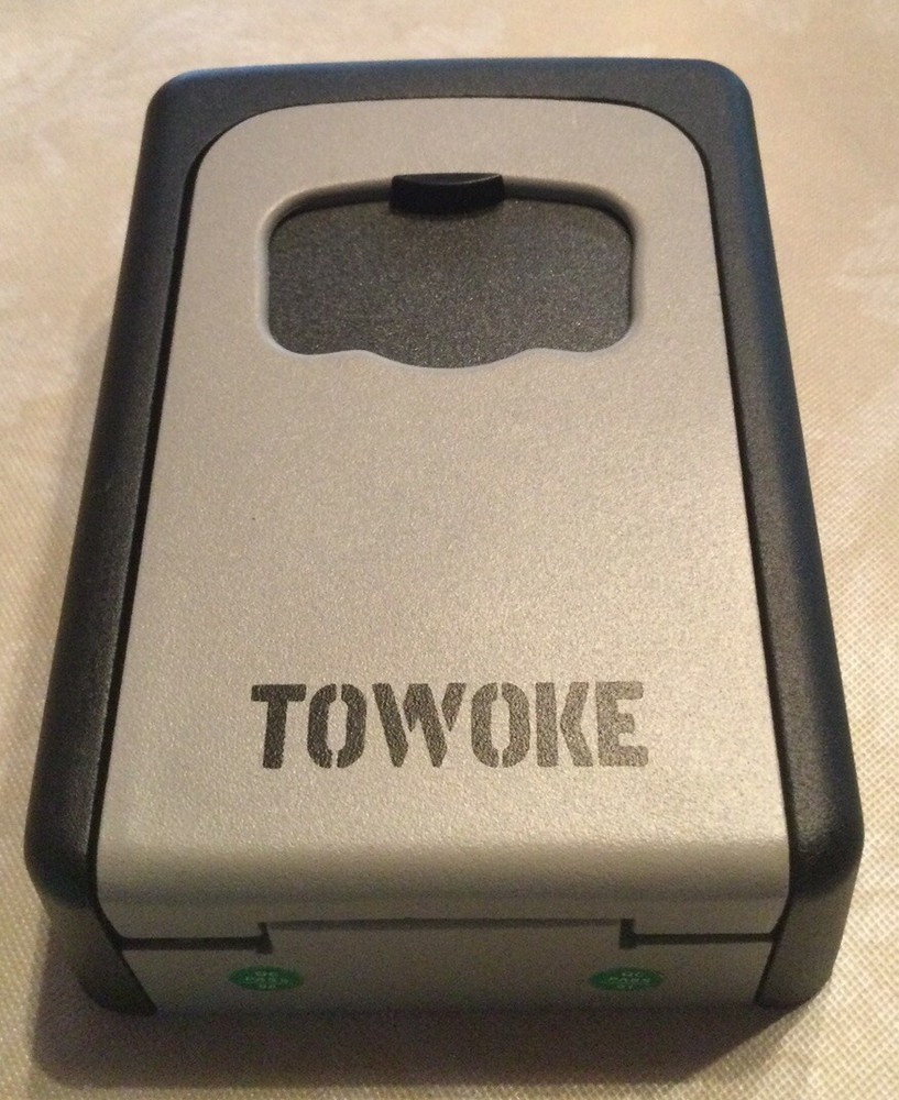 Key Lock Box - Waterproof Combination Safe For Outside Resettable Code by Towoke