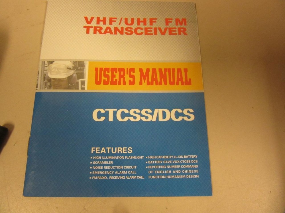 Replacement Accessories CTCSS/DCS VHF/UHF Transceiver Charger Headset Antenna