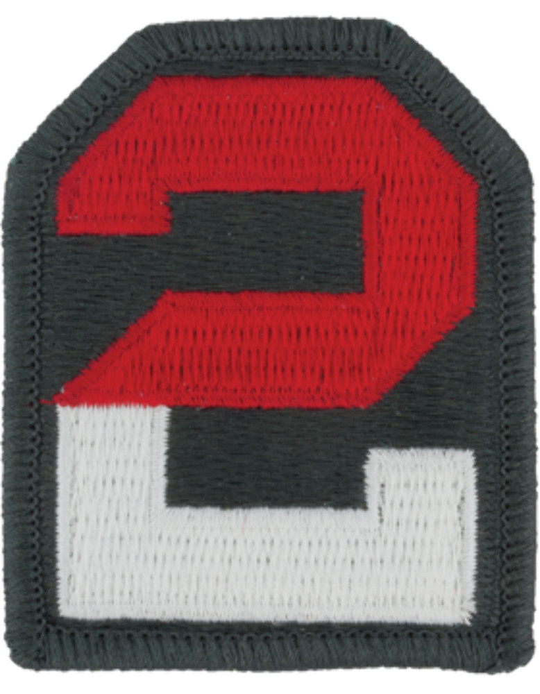 2nd Army Patch - Full Color Dress Patch